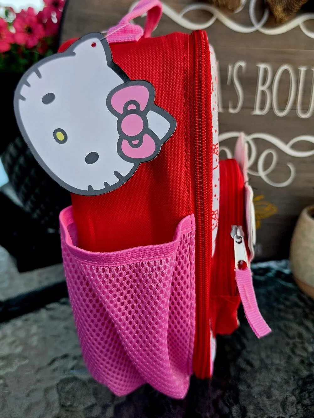 Hello Kitty Red and Pink Character Lunch Tote